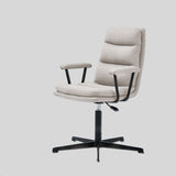 Modern Faux - Leather Swivel Office Chair – 360° Rotation, Memory - Foam Seat, Metal Frame, Ideal for Home Office, Gaming & Multi - Functional Workspaces - StoolTopia