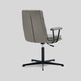 Modern Faux - Leather Swivel Office Chair – 360° Rotation, Memory - Foam Seat, Metal Frame, Ideal for Home Office, Gaming & Multi - Functional Workspaces - StoolTopia