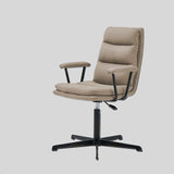 Modern Faux - Leather Swivel Office Chair – 360° Rotation, Memory - Foam Seat, Metal Frame, Ideal for Home Office, Gaming & Multi - Functional Workspaces - StoolTopia
