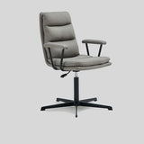 Modern Faux - Leather Swivel Office Chair – 360° Rotation, Memory - Foam Seat, Metal Frame, Ideal for Home Office, Gaming & Multi - Functional Workspaces - StoolTopia