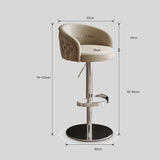 Modern Minimalist Swivel Bar Stool – Adjustable & Nordic Style Counter Chair - StoolTopia
