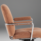 Modern Office Chair with Adjustable Height and Soft Fabric Upholstery - StoolTopia