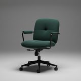 Modern Office Chair with Adjustable Height and Soft Fabric Upholstery - StoolTopia