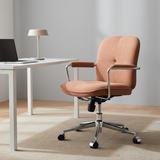 Modern Office Chair with Adjustable Height and Soft Fabric Upholstery - StoolTopia