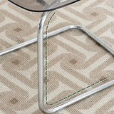 Transparent Acrylic Dining Chair - Sleek Cantilever Design & Chrome Frame - StoolTopia