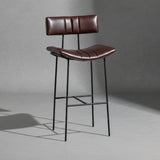 Modern Wrought Iron Bar Chairs For Bar Furniture Kitchen Bar Stools Backrest Creative Light Luxury Upscale Restaurant High Chair - StoolTopia