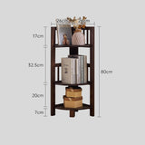 Multi - Tier Wooden Corner Shelf – Space - Saving Vertical Display Rack - StoolTopia
