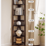 Multi - Tier Wooden Corner Shelf – Space - Saving Vertical Display Rack - StoolTopia