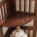 Multi - Tier Wooden Corner Shelf – Space - Saving Vertical Display Rack - StoolTopia
