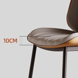 Nordic Leather Bar Chair - Modern Counter Height Stool for Kitchen & Salon - StoolTopia
