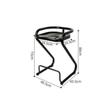 Nordic Leisure Armchair - PP Plastic Frame with Cushioned Seat & Backrest - StoolTopia