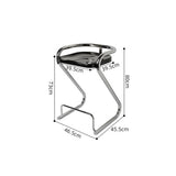 Nordic Leisure Armchair - PP Plastic Frame with Cushioned Seat & Backrest - StoolTopia