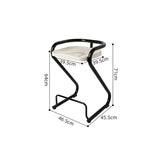 Nordic Leisure Armchair - PP Plastic Frame with Cushioned Seat & Backrest - StoolTopia