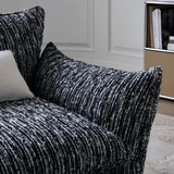 Oversized Cloud Lounge Armchair – Plush Bouclé Fabric Reading Chair with Deep Cushions - StoolTopia