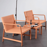 Perforated Outdoor Lounge Chair – Modern All - Weather Patio Armchair - StoolTopia