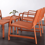 Perforated Outdoor Lounge Chair – Modern All - Weather Patio Armchair - StoolTopia