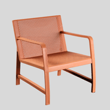 Perforated Outdoor Lounge Chair – Modern All - Weather Patio Armchair - StoolTopia