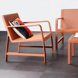 Perforated Outdoor Lounge Chair – Modern All - Weather Patio Armchair - StoolTopia
