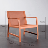 Perforated Outdoor Lounge Chair – Modern All - Weather Patio Armchair - StoolTopia