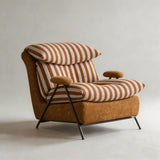 Retro Comfy Lazy Armchair for Living Room Bedroom Balcony - StoolTopia