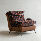 Retro Comfy Lazy Armchair for Living Room Bedroom Balcony - StoolTopia