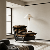 Retro Comfy Lazy Armchair for Living Room Bedroom Balcony - StoolTopia