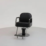 Retro Hydraulic Salon Chair – Heavy - Duty Metal Frame & Premium Leatherette Seat - StoolTopia