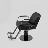 Retro Hydraulic Salon Chair – Heavy - Duty Metal Frame & Premium Leatherette Seat - StoolTopia