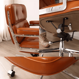 Robin Executive Leather Office Chair - Mid - Century Modern - StoolTopiaOffice Chairs