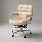 Robin Executive Leather Office Chair - Mid - Century Modern - StoolTopiaOffice Chairs