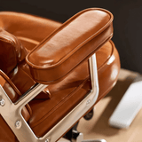 Robin Executive Leather Office Chair - Mid - Century Modern - StoolTopiaOffice Chairs
