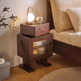 Robot - Shaped Wooden Bedside Cabinet with Storage - StoolTopia