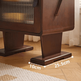 Robot - Shaped Wooden Bedside Cabinet with Storage - StoolTopia