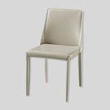 Sleek Modern Leather Dining Chair - Elegant and Durable - StoolTopia