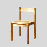 Solid Wood Minimalist Dining Chair - StoolTopia