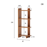Solid Wood Multi - Tier Bookshelf – Floor Standing Display & Storage Unit - StoolTopia