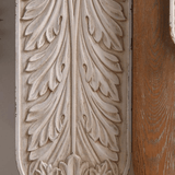 Vintage Leaf Carved Entryway Cabinet – 125cm - StoolTopia